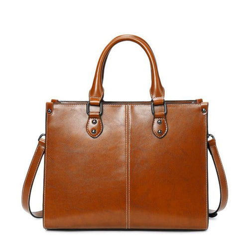 Elegant tote bag—classic and functional
