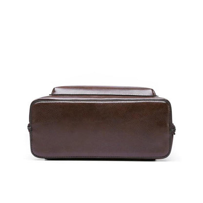 Classic backpack with double zipper - elegant design