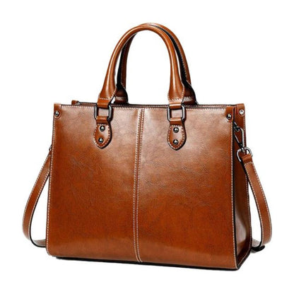 Elegant tote bag—classic and functional