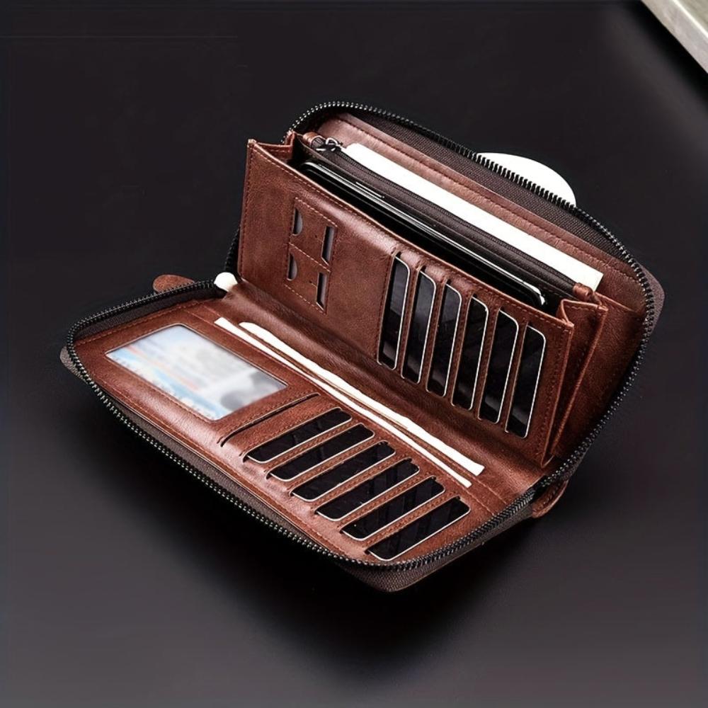 Holden RFID clutch with zipper