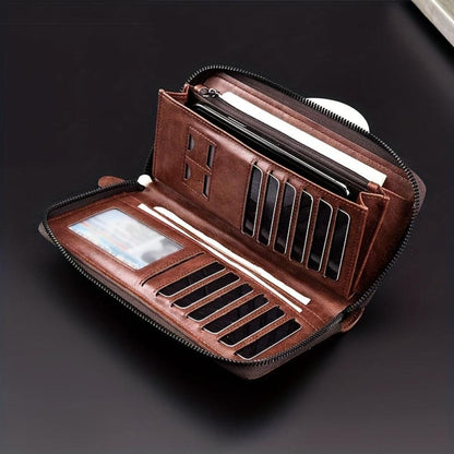 Holden RFID clutch with zipper