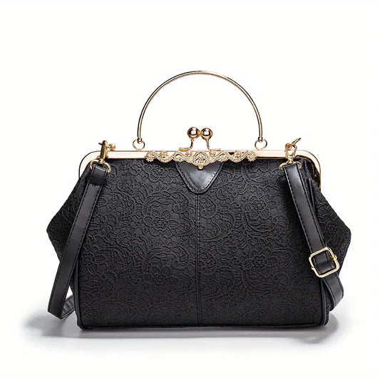 Liv's geometric crossbody bag with a retro look