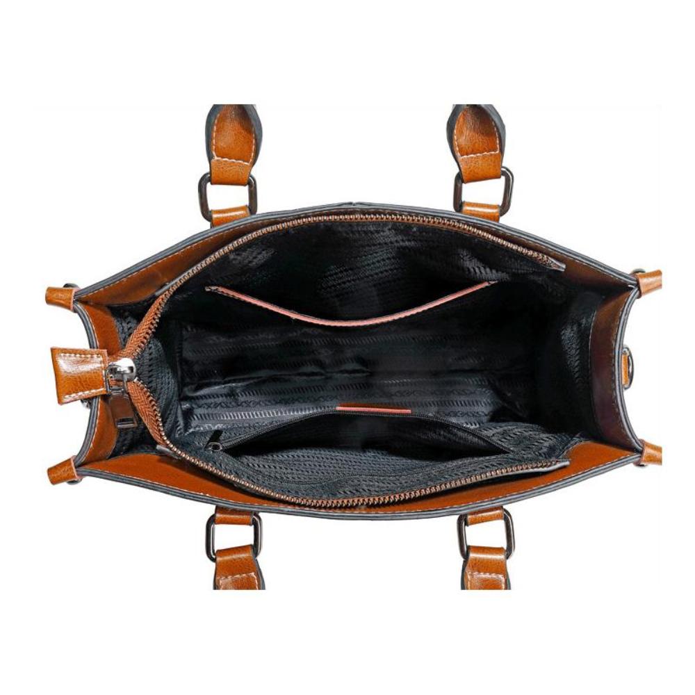 Elegant tote bag—classic and functional