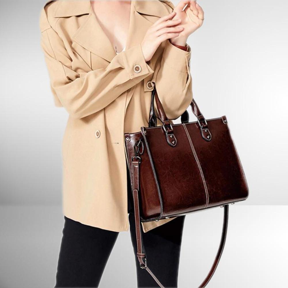 Elegant tote bag—classic and functional