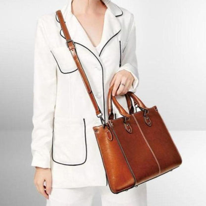 Elegant tote bag—classic and functional