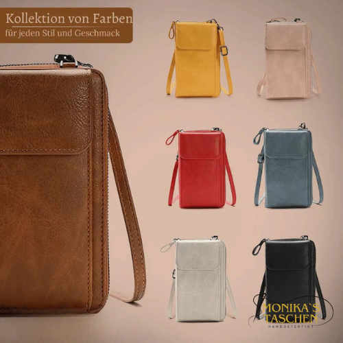 Emilia's spacious shoulder bag in retro style