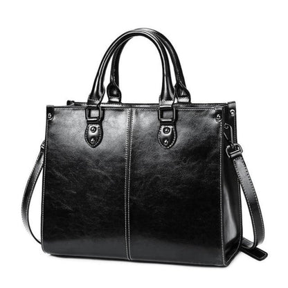 Elegant tote bag—classic and functional